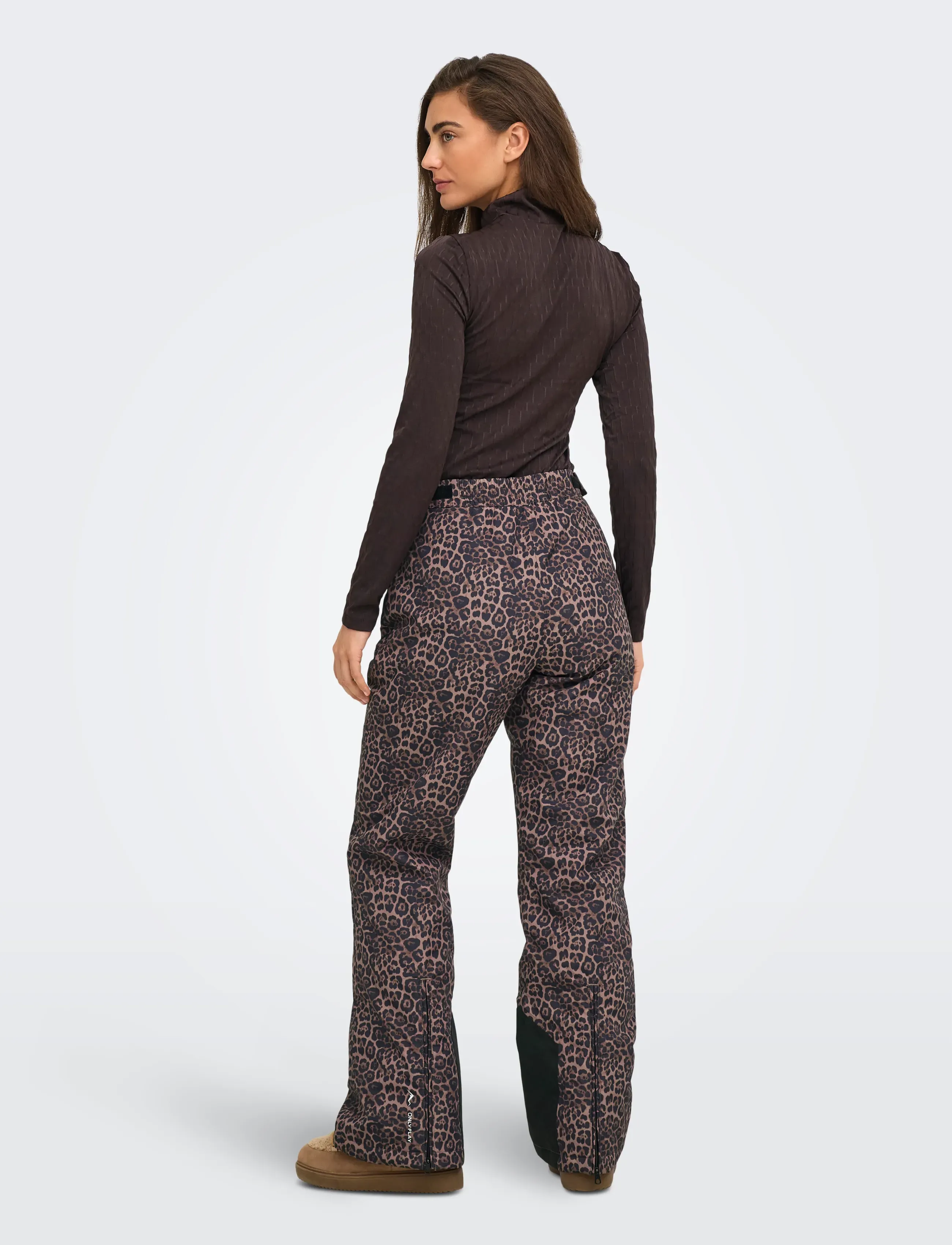 Only Play - ONPENYA PREMIUM AOP SKI PANT - ski-kleidung - deep taupe - 3