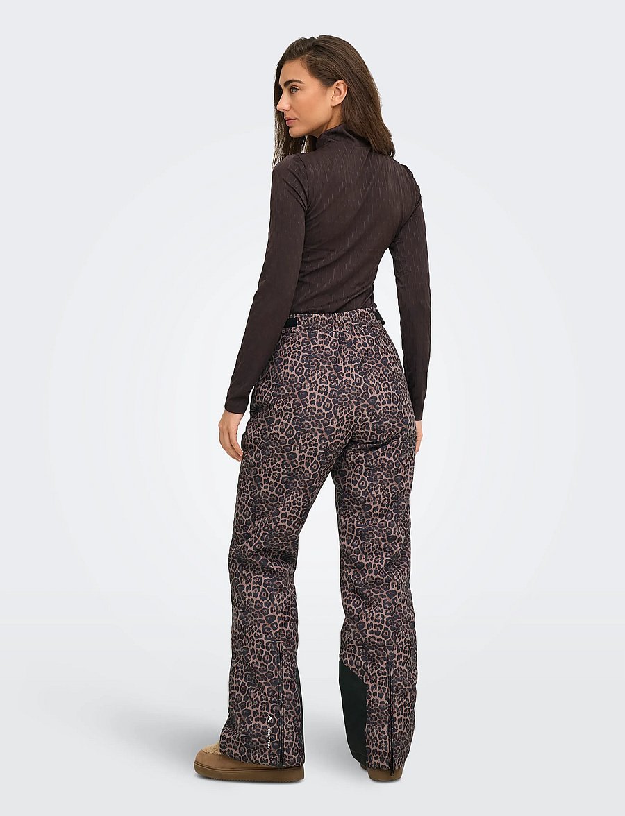 Only Play - ONPENYA PREMIUM AOP SKI PANT - ski-kleidung - deep taupe - 3
