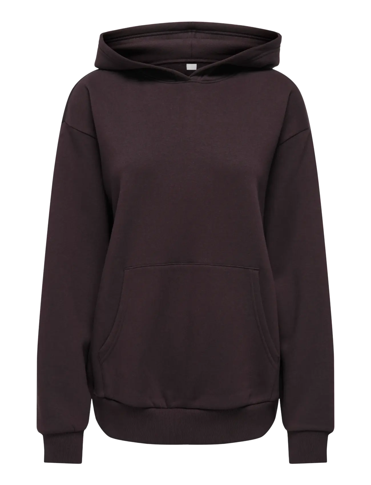 Only Play ONPSIA HOOD LS OVZ BRUSH SWT - Bestsellere Sport - CHOCOLATE TORTE / brown
