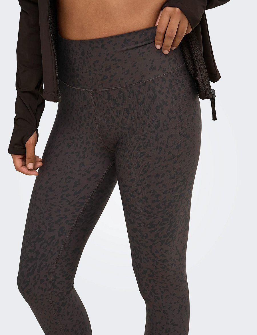 Only Play - ONPJAM-2-KELLY HW AOP PCK TIGHTS - ilgos tamprės - chocolate torte - 5