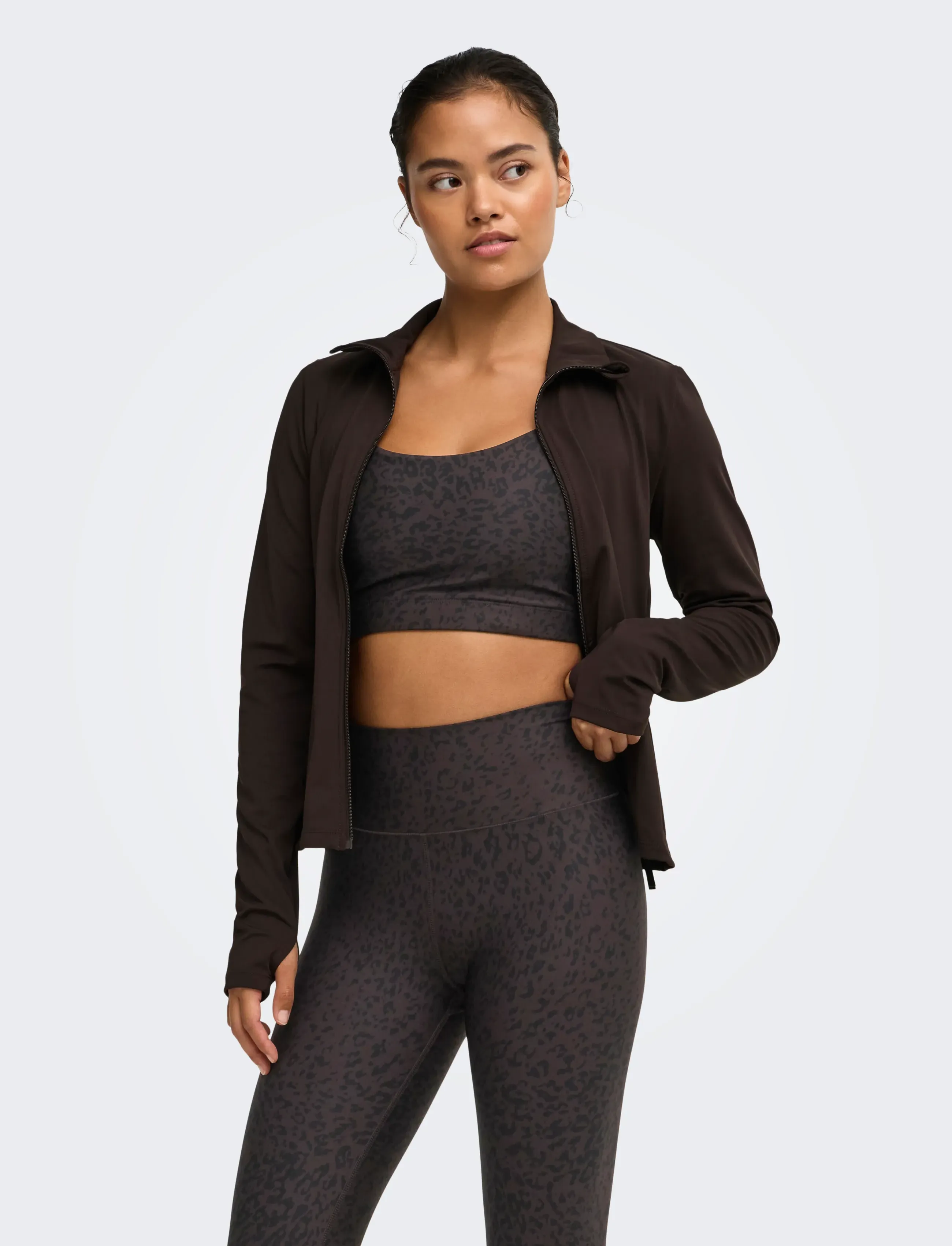 Only Play - ONPKELLY AOP SPORTS BRA - lowest prices - chocolate torte - 0