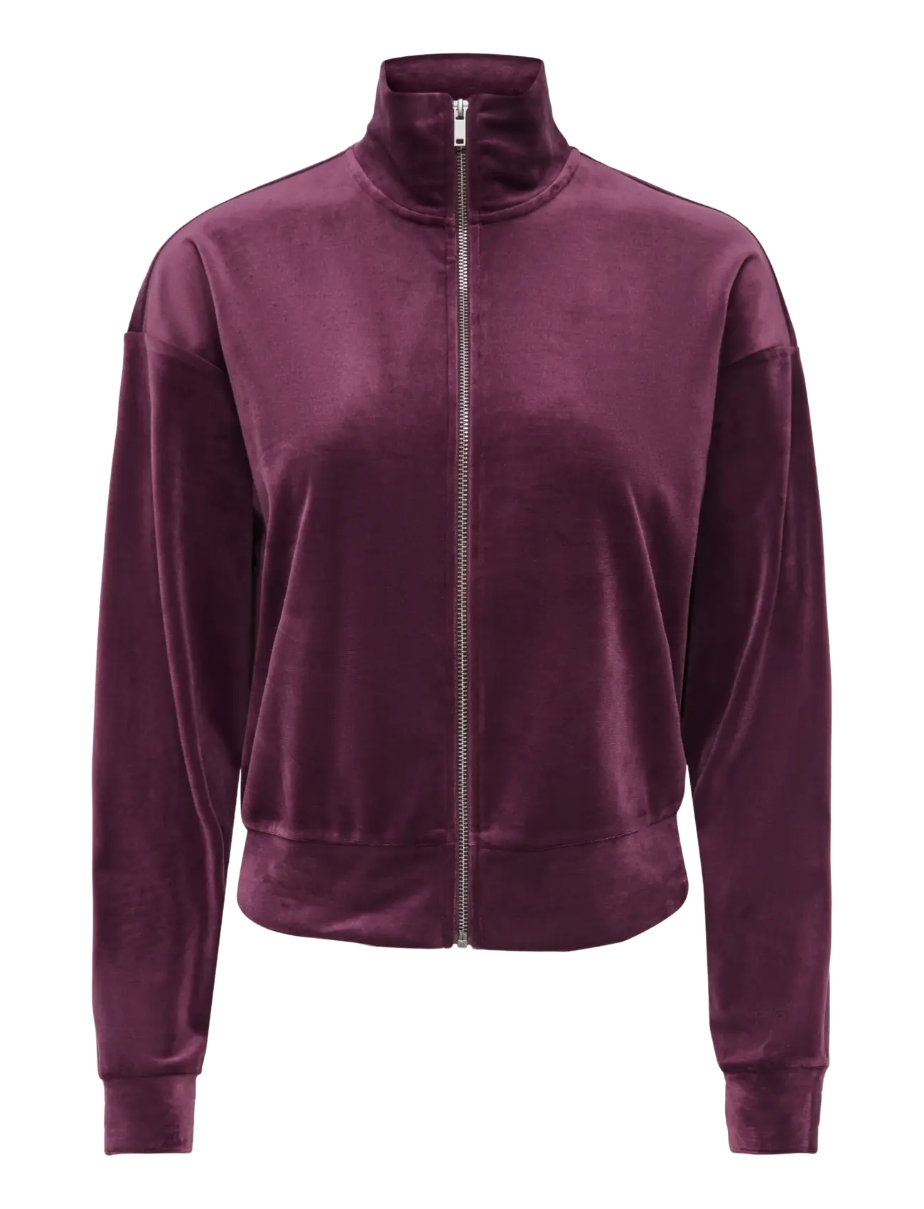 Only Play ONPELSA HN LS VELVET CARDIGAN - Sportsstil - WINETASTING / burgundy