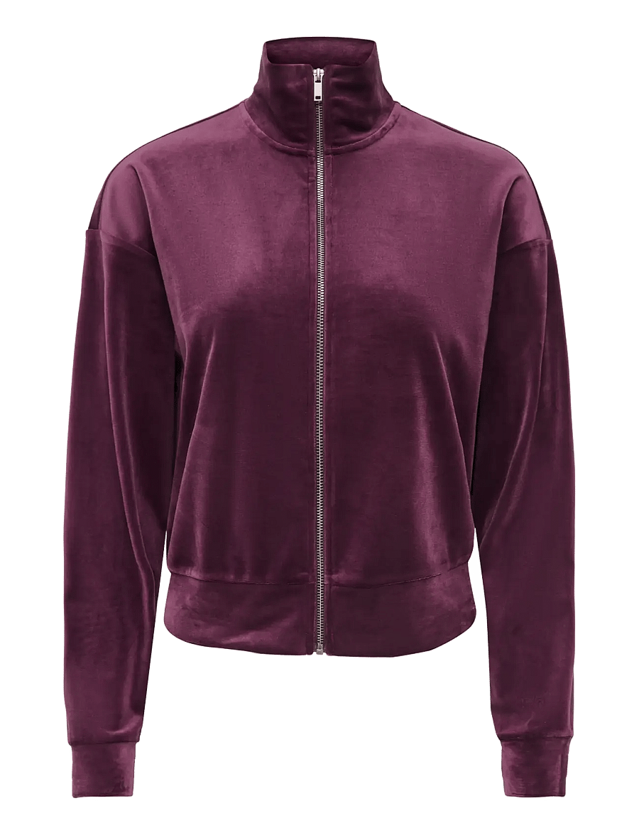 Only Play - ONPELSA HN LS VELVET CARDIGAN - overdele - winetasting - 0
