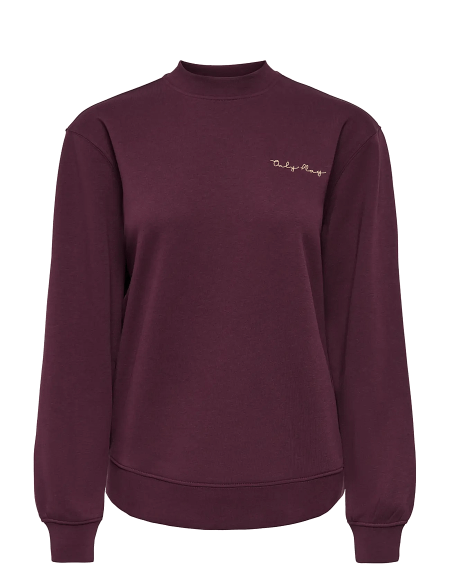 Only Play - ONPACE ON LS LOOSE BRUSH SWT - tops - winetasting - 1