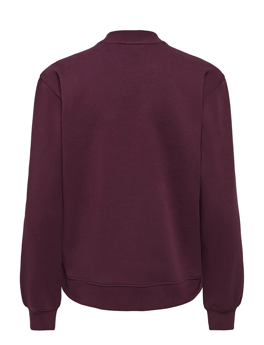 Only Play - ONPACE ON LS LOOSE BRUSH SWT - tops - winetasting - 2