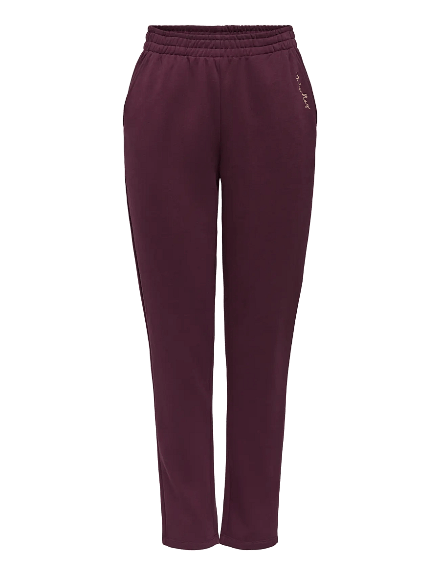Only Play - ONPACE MW BRUSH TAPPERED SWT PNT - training pants - winetasting - 0