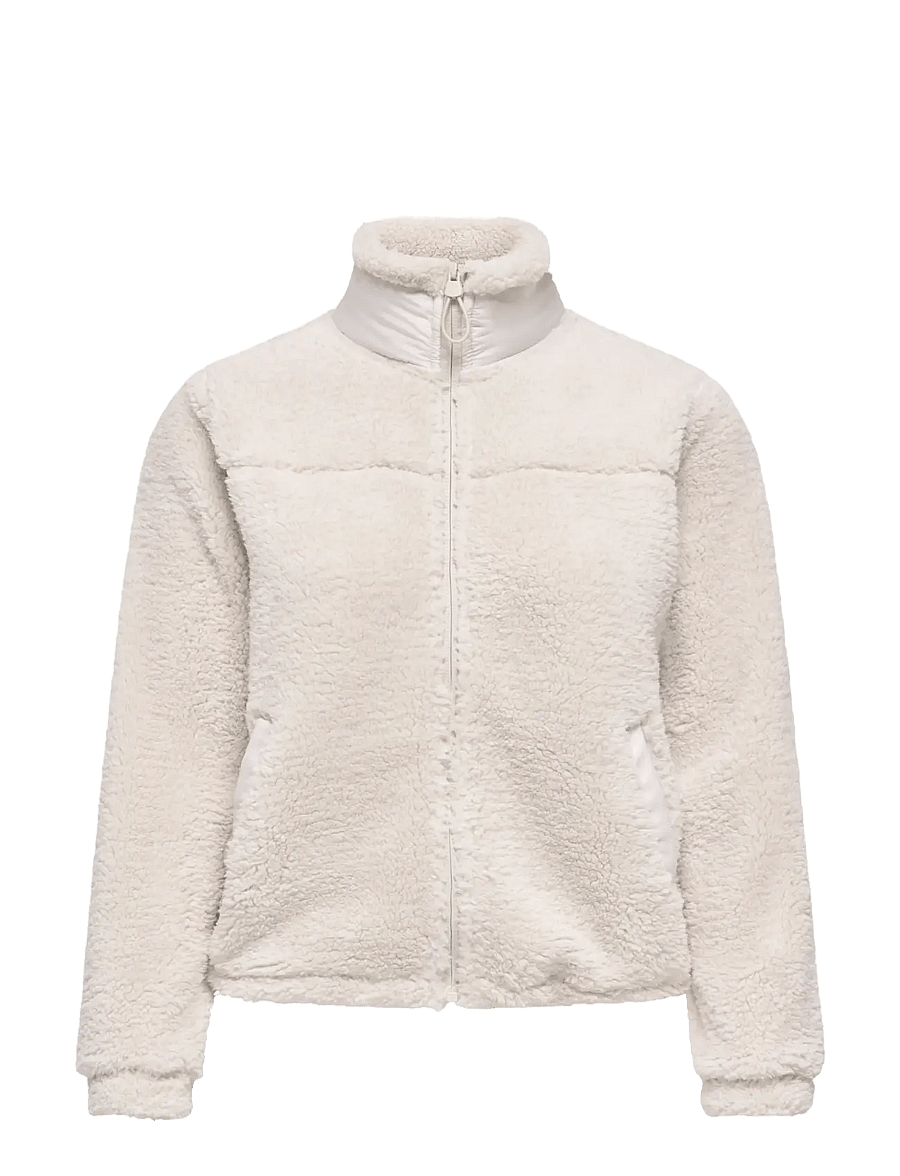 Only Play - ONPAMY-FLUF HN FZ LS JCK GIRLS - fleecejacken - pumice stone - 0