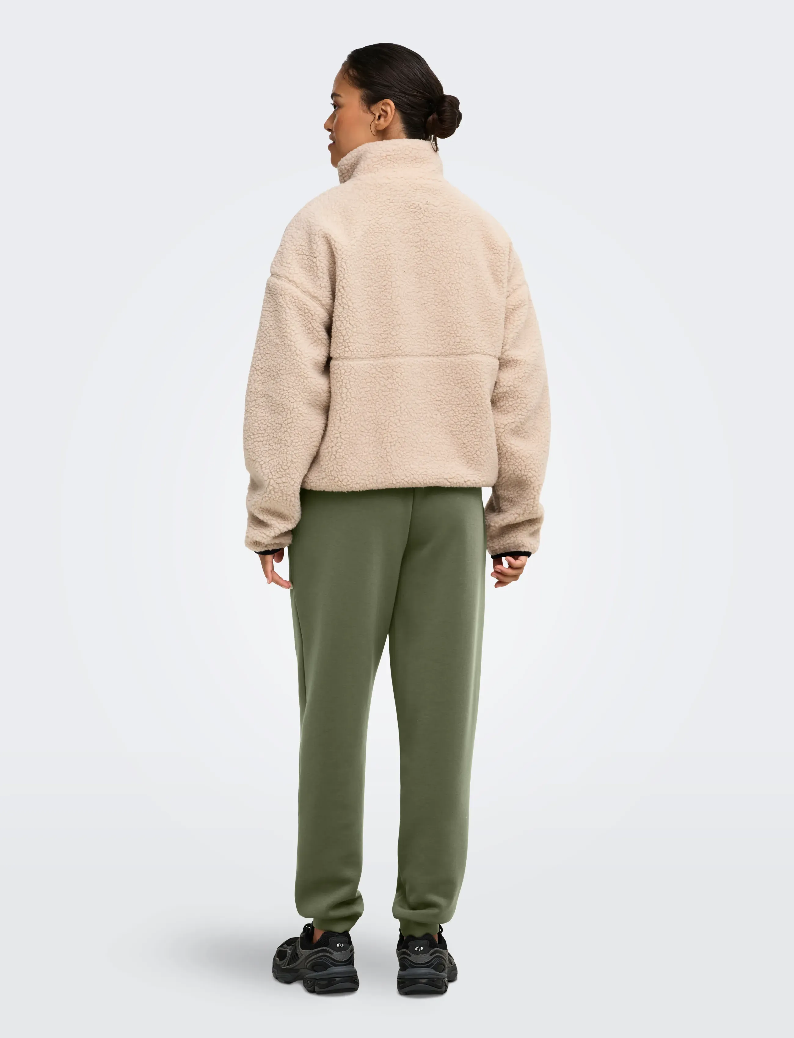Only Play - ONPELL HN FZ SHORT SHERPA JCK - friluftsjackor - nomad - 3