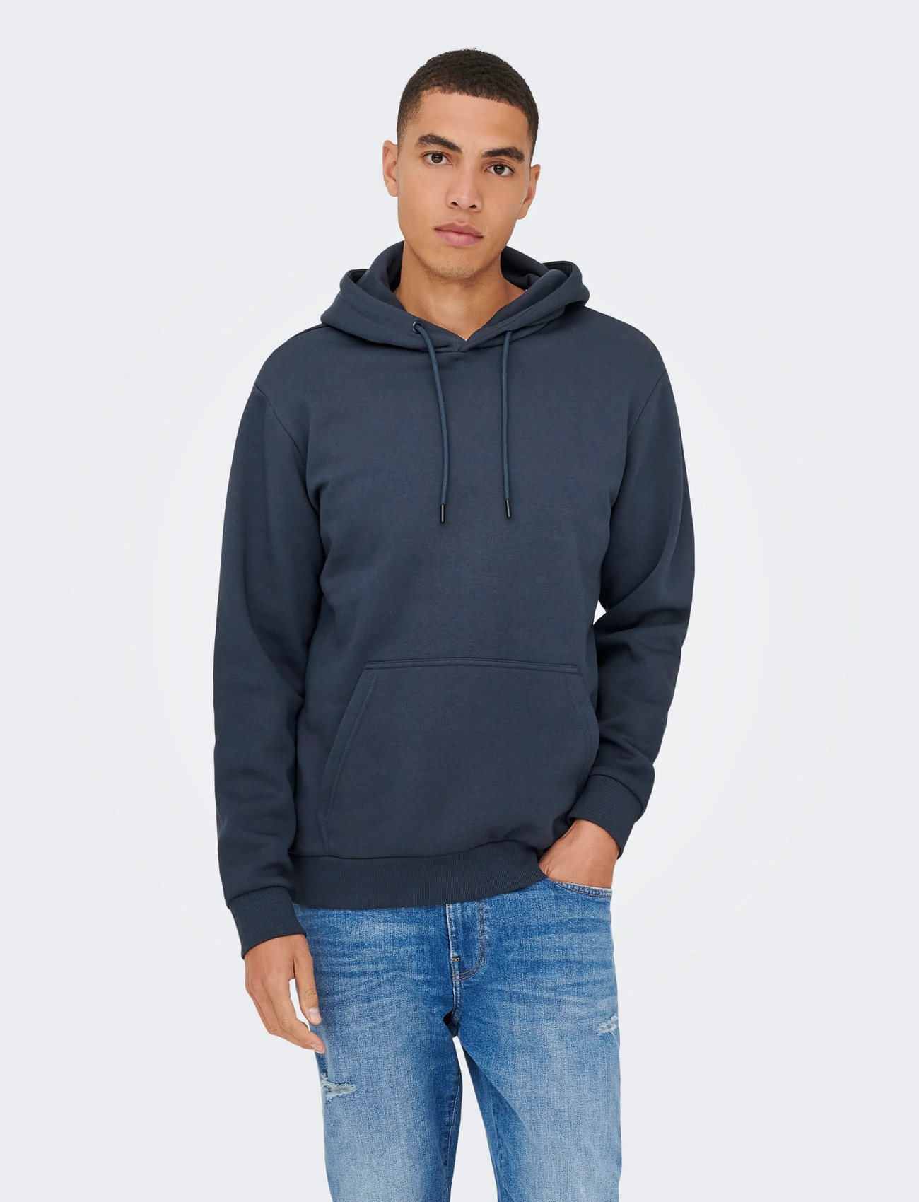 ONLY & SONS Onsceres Hoodie Sweat Noos - Navy - XXL 1