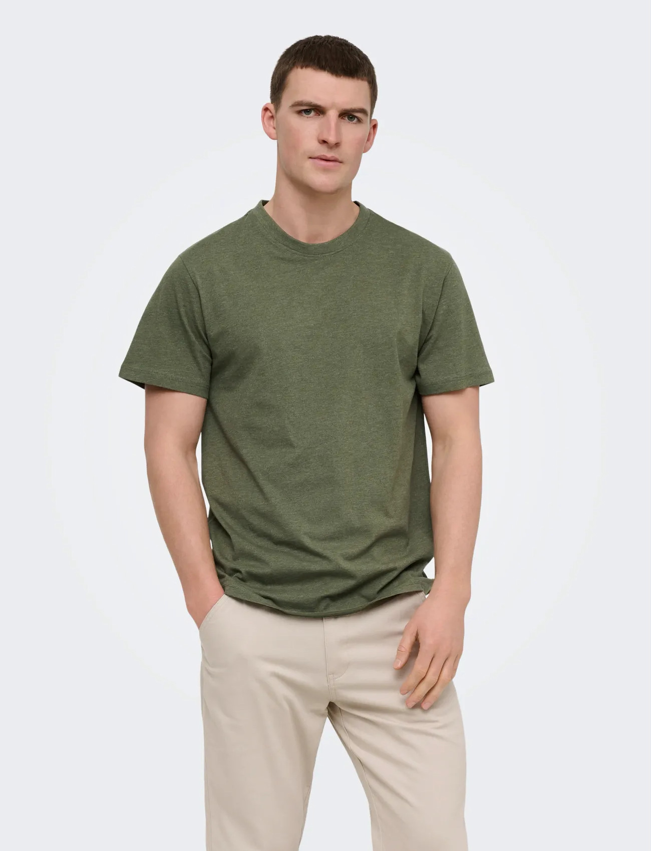 ONLY & SONS Onsmax Life Ss Stitch Tee Noos - - XS 1