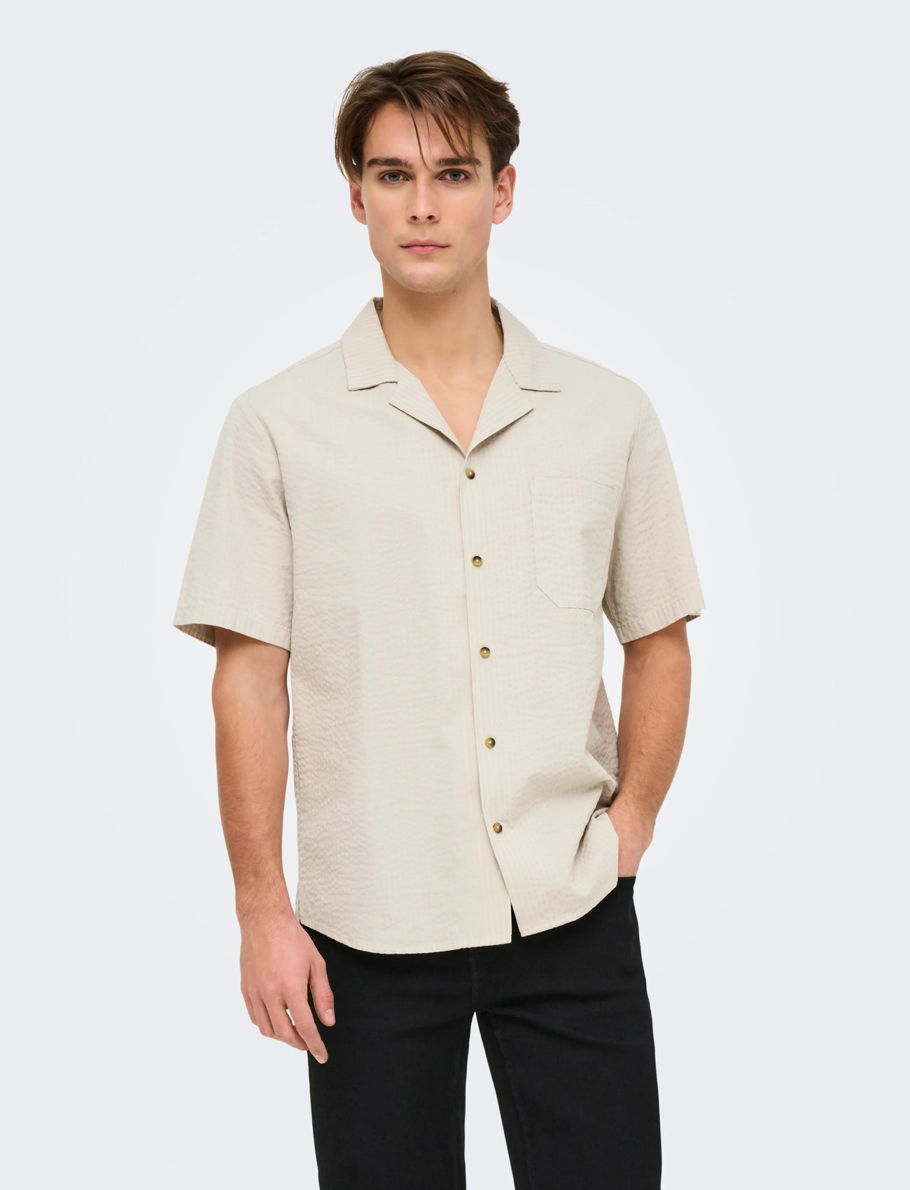 ONLY & SONS Onseye Resort Seers 0009 Shirt Noos - - XS 1