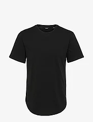 ONLY & SONS - ONSMATT LONGY SS TEE NOOS - lowest prices - black - 0