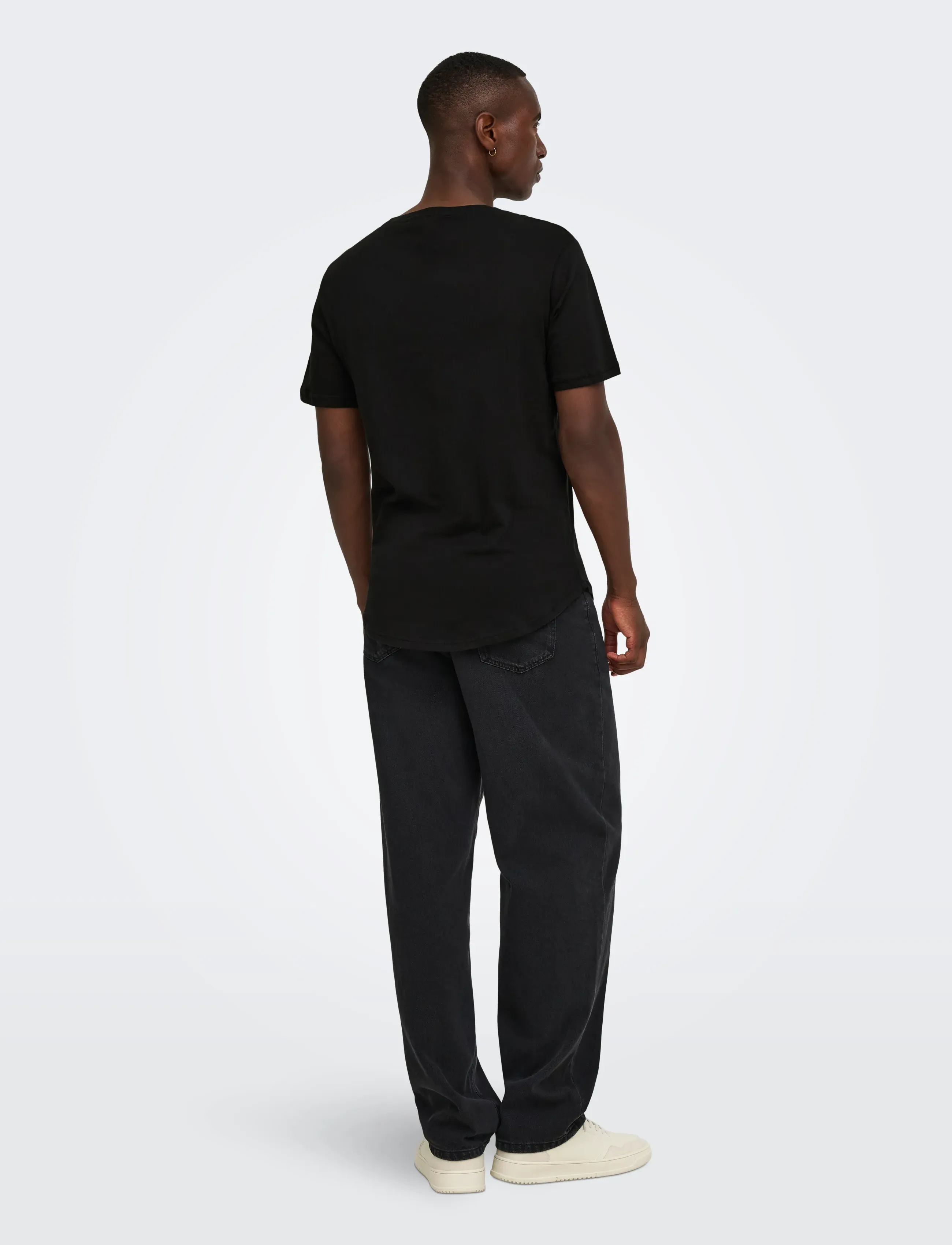 ONLY & SONS - ONSMATT LONGY SS TEE NOOS - t-shirts - black - 3