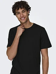 ONLY & SONS - ONSMATT LONGY SS TEE NOOS - t-shirts à manches courtes - black - 5