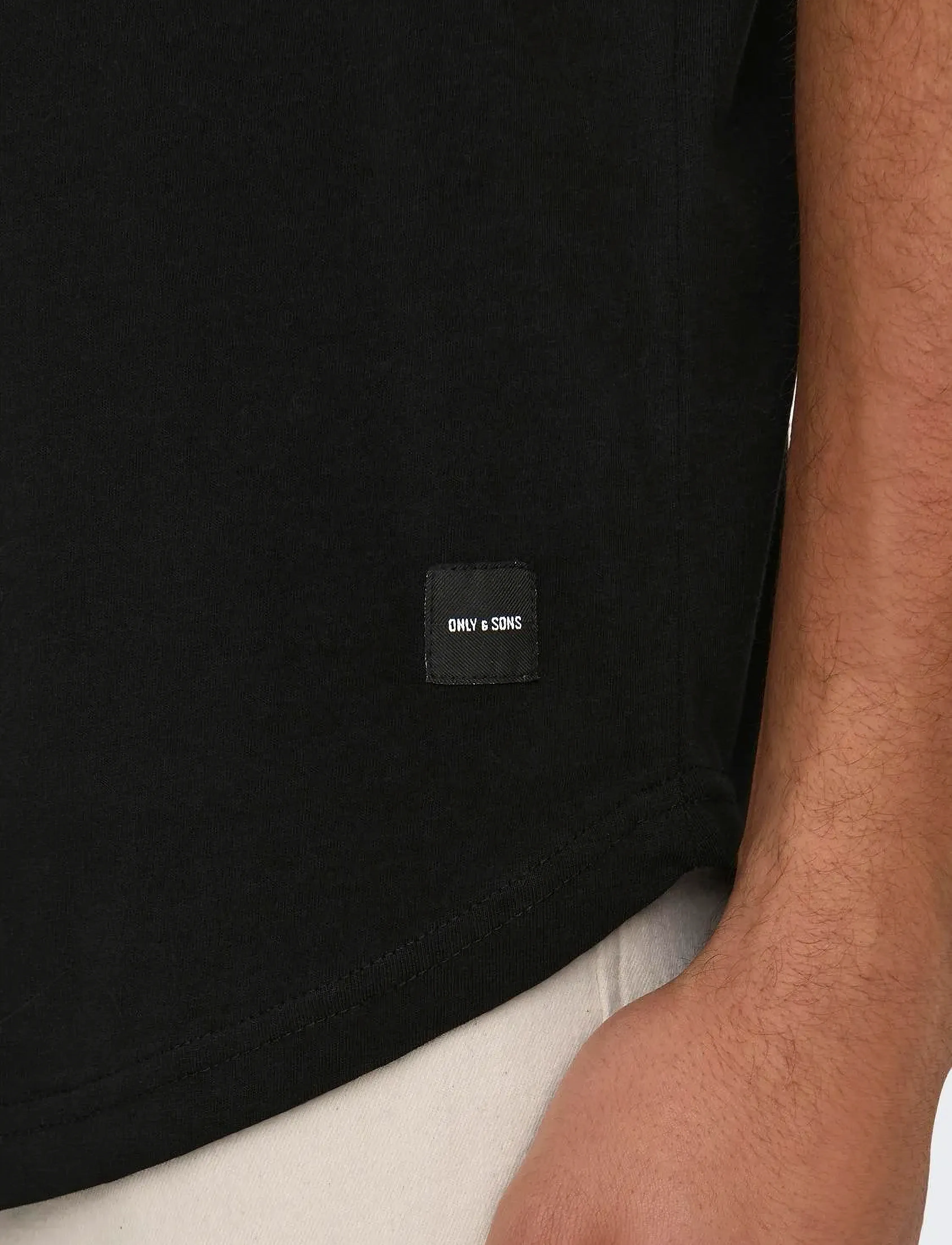 ONLY & SONS Onsmatt Longy Ss Tee Noos t-shirts - bas herr – bild 5