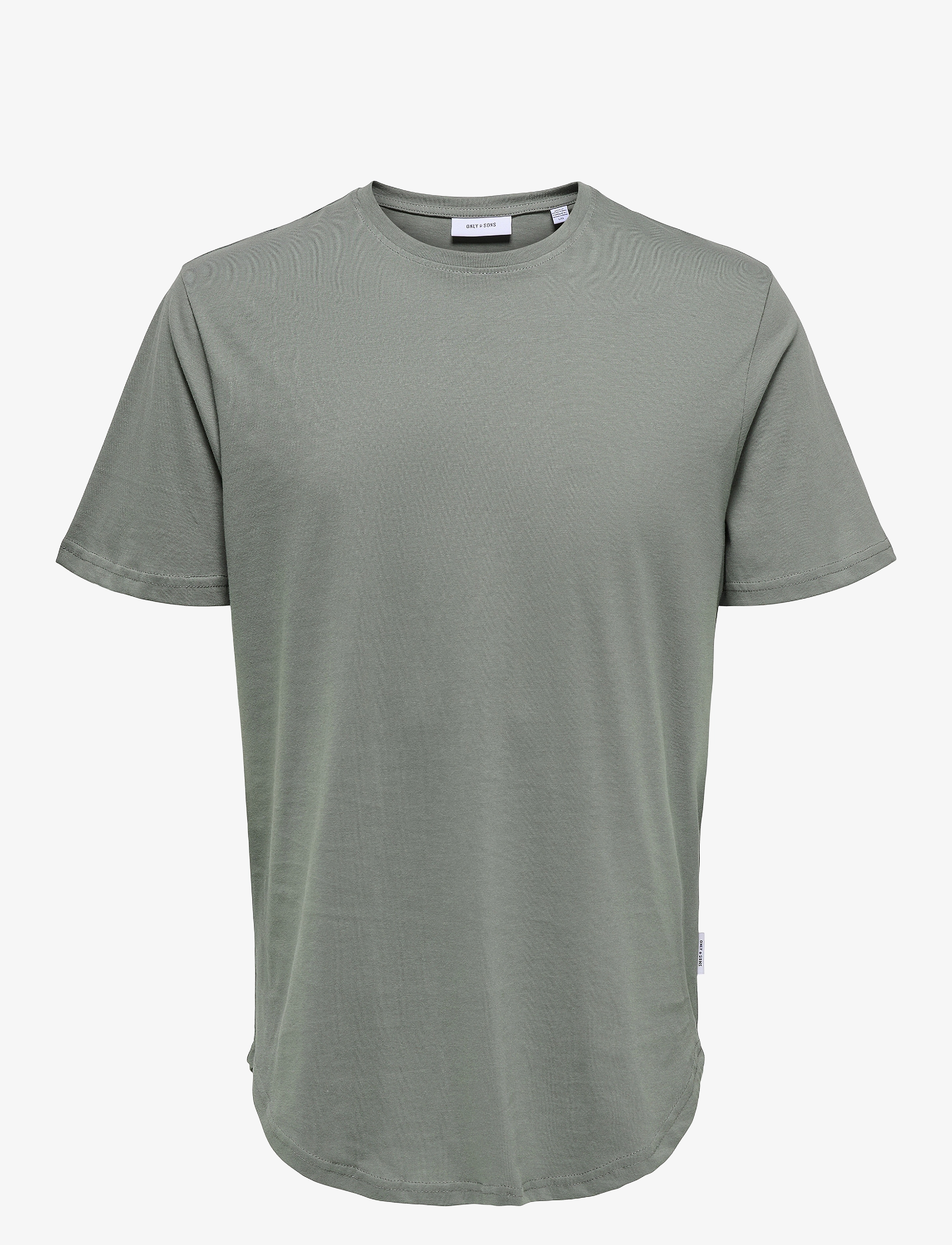 ONLY & SONS ONSMATT LONGY SS TEE NOOS - T-särgid - CASTOR GRAY / khaki/green