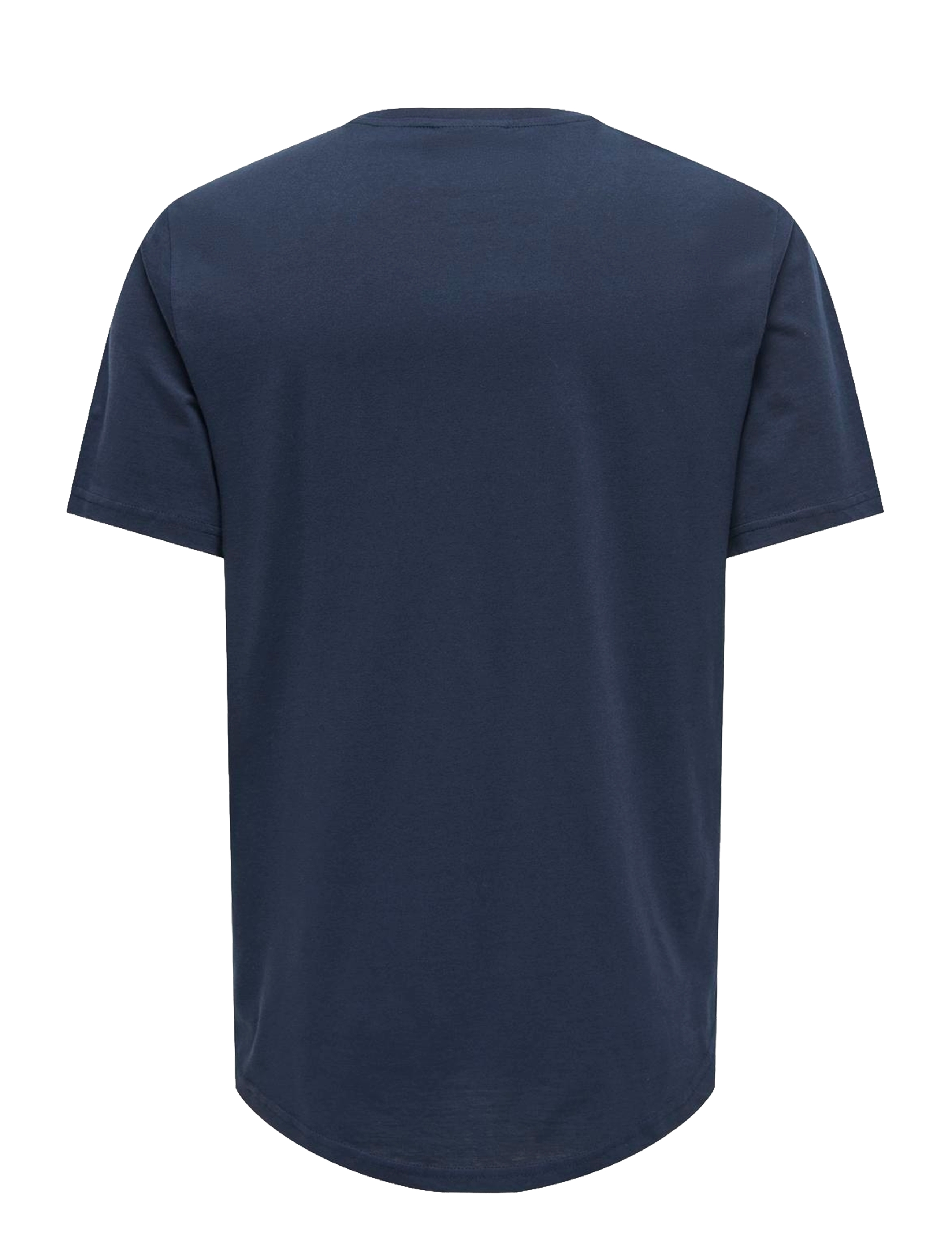 ONLY & SONS - ONSMATT LONGY SS TEE NOOS - lühikeste varrukatega t-särgid - dark sapphire - 1