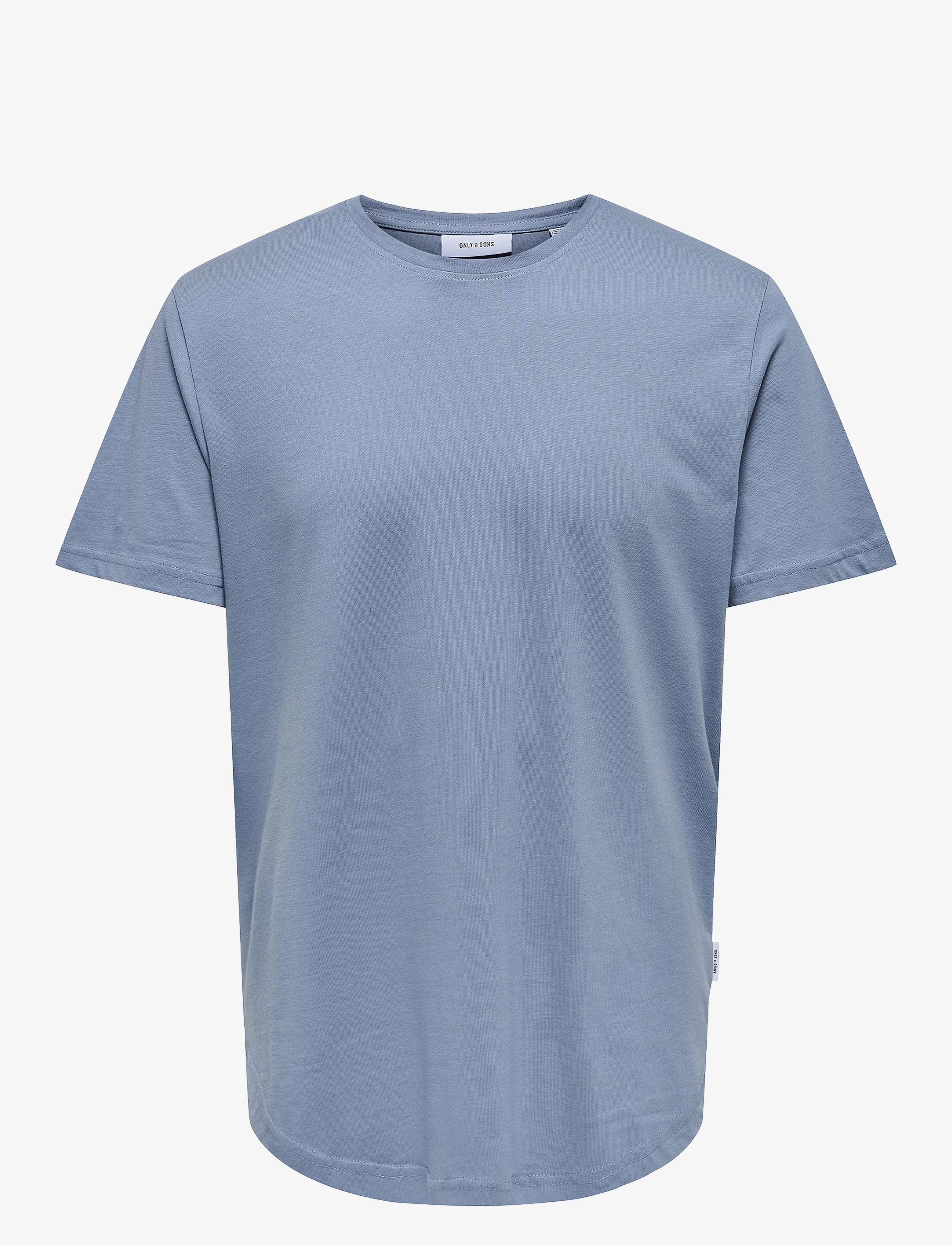 ONLY & SONS Onsmatt Longy Ss Tee Noos Grau - S - Herren