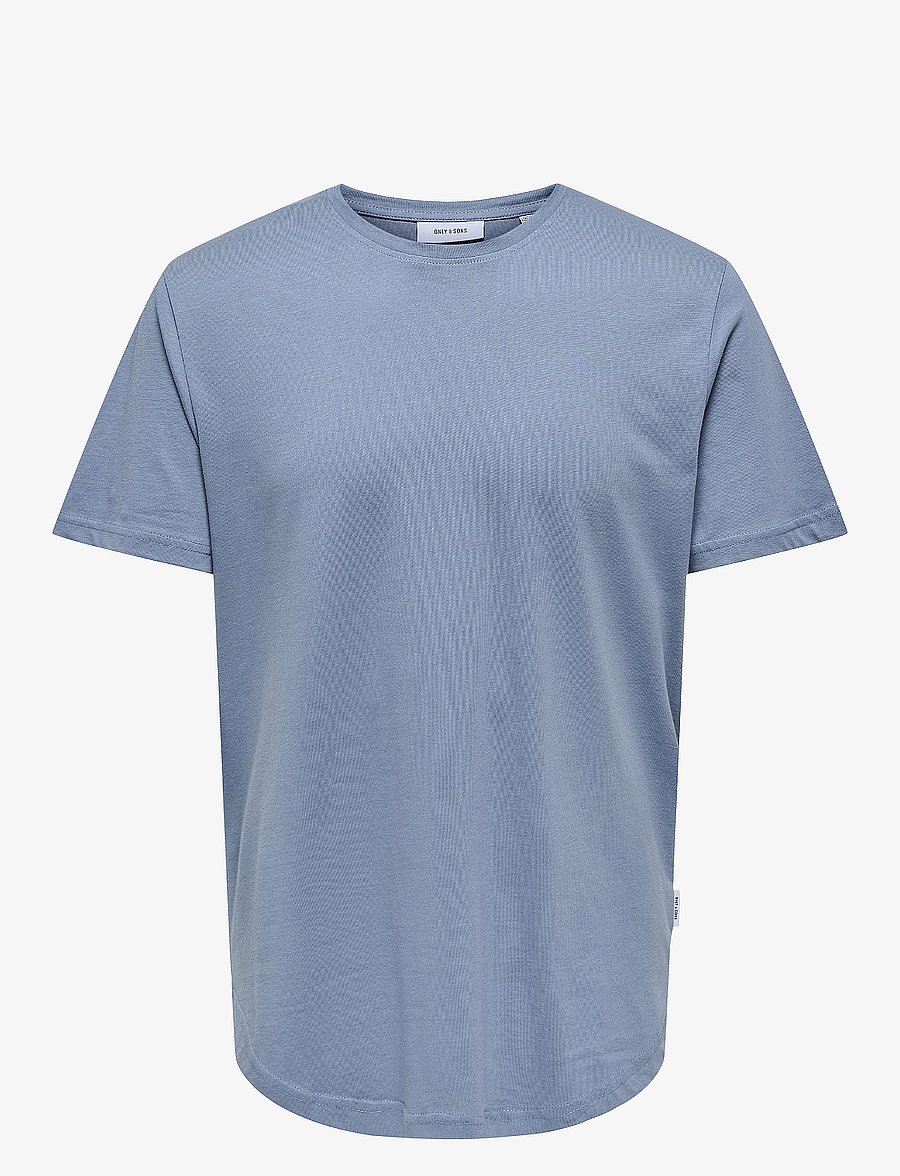 ONLY & SONS - ONSMATT LONGY SS TEE NOOS - kurzärmelige t-shirts - flint stone - 1