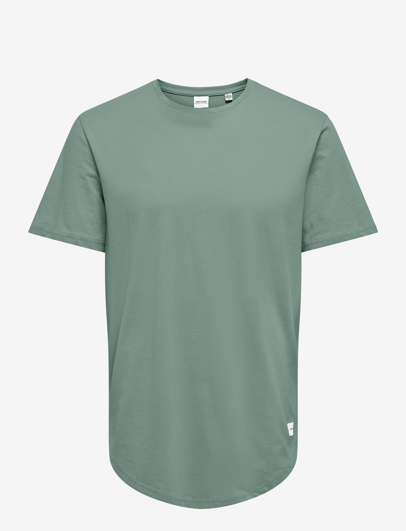 ONLY & SONS - ONSMATT LONGY SS TEE NOOS - kortærmede t-shirts - iceberg green - 1