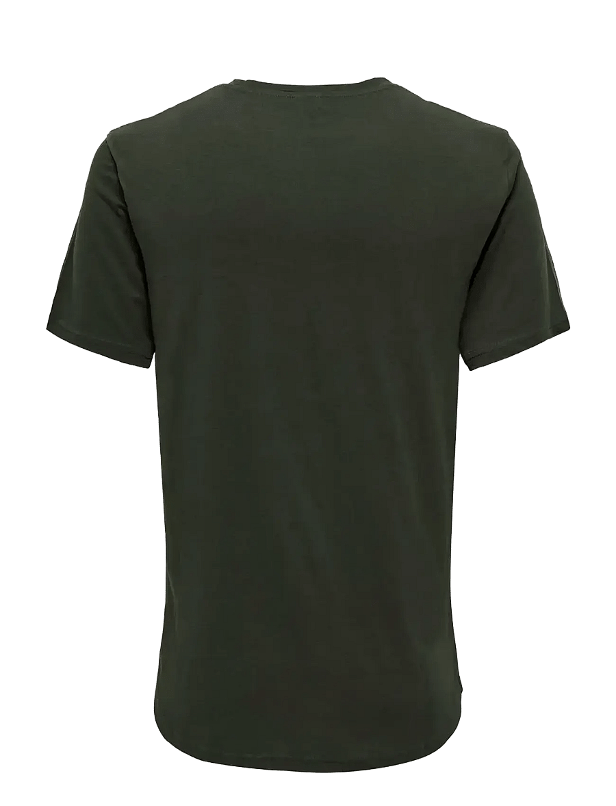 ONLY & SONS - ONSMATT LONGY SS TEE NOOS - lühikeste varrukatega t-särgid - rosin - 2