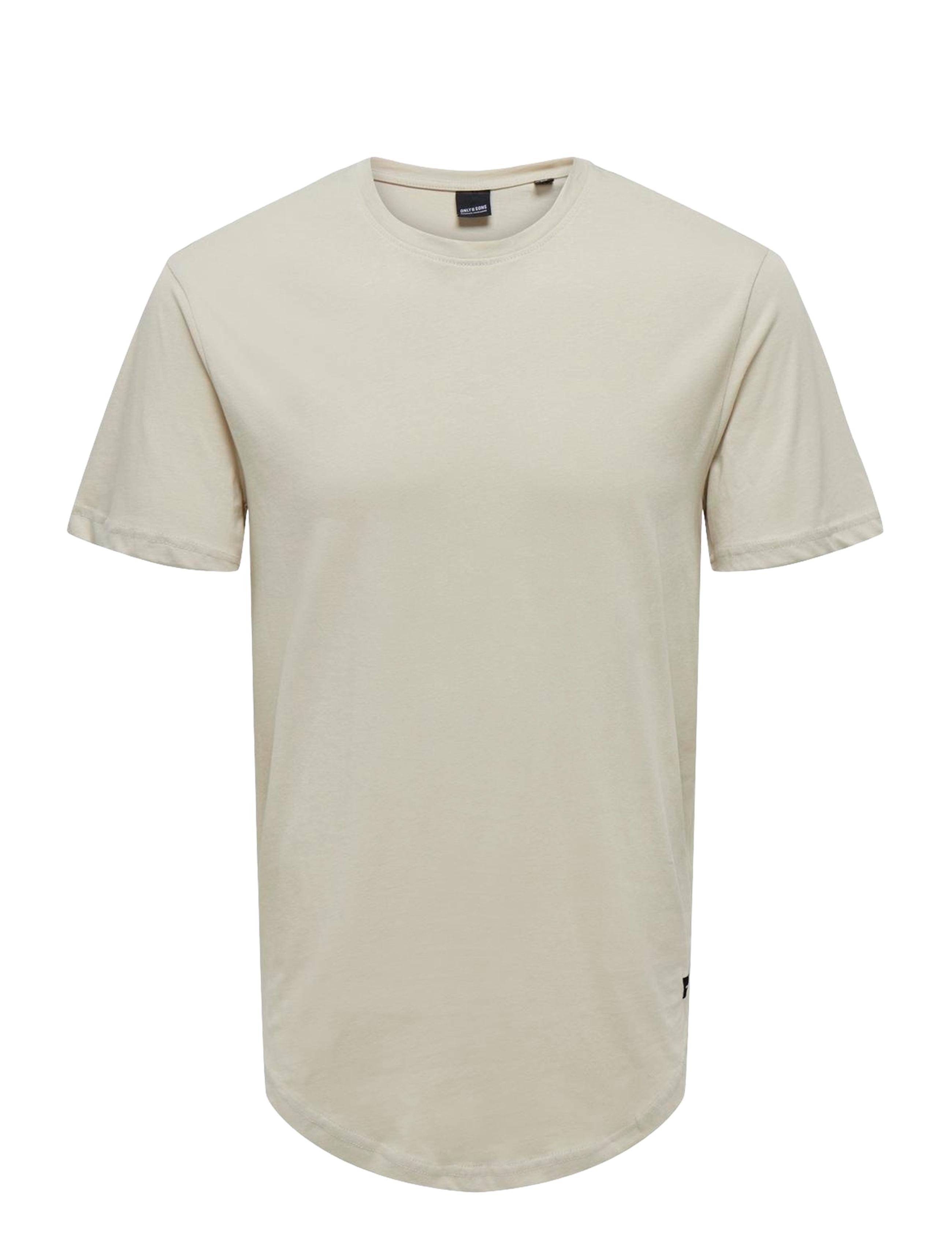 ONLY & SONS Onsmatt Longy Ss Tee Noos Cream - M - Herren