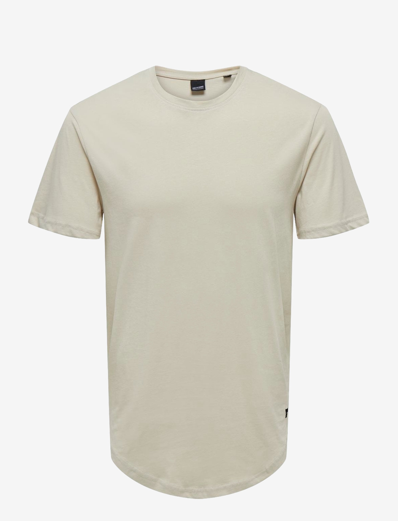 ONLY & SONS - ONSMATT LONGY SS TEE NOOS - kortærmede t-shirts - silver lining - 1