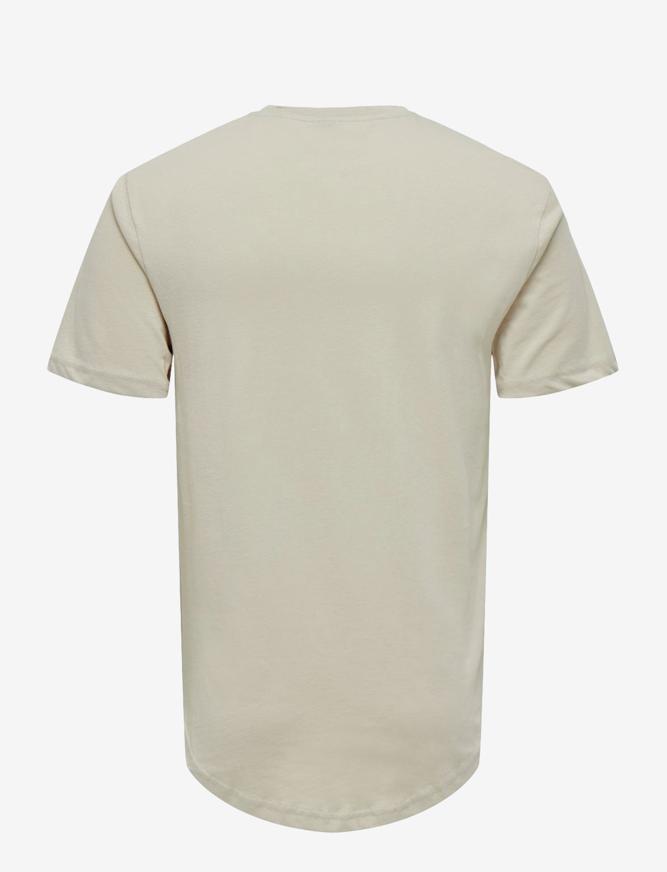 ONLY & SONS - ONSMATT LONGY SS TEE NOOS - kortærmede t-shirts - silver lining - 2