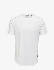 ONLY & SONS - ONSMATT LONGY SS TEE NOOS - lowest prices - white - 0