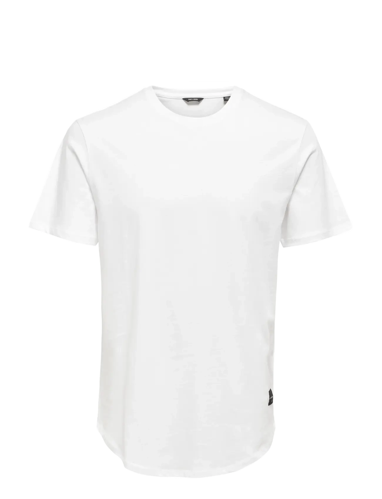 ONLY & SONS ONSMATT LONGY SS TEE NOOS - T-särgid - WHITE / white