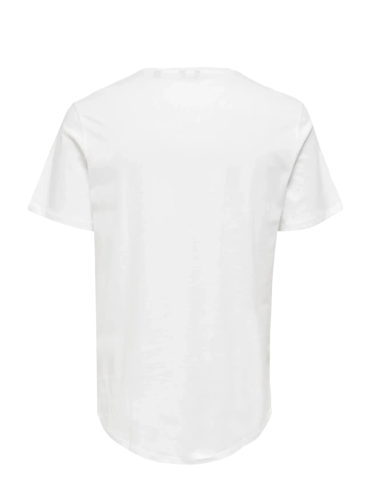 ONLY & SONS - ONSMATT LONGY SS TEE NOOS - kortærmede t-shirts - white - 2