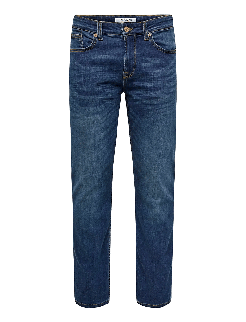 ONLY & SONS - ONSWEFT REG MB 5076 PIM DNM NOOS - regular jeans - medium blue denim - 1