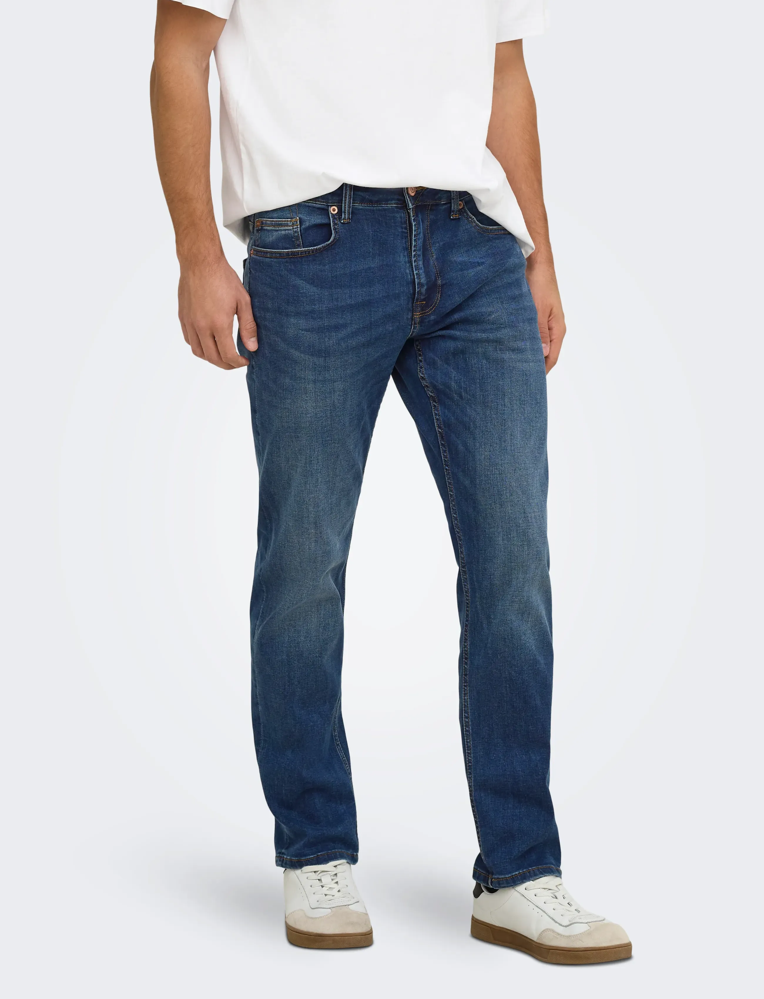 ONLY & SONS ONSWEFT REG MB 5076 PIM DNM NOOS - Collections - MEDIUM BLUE DENIM / blue