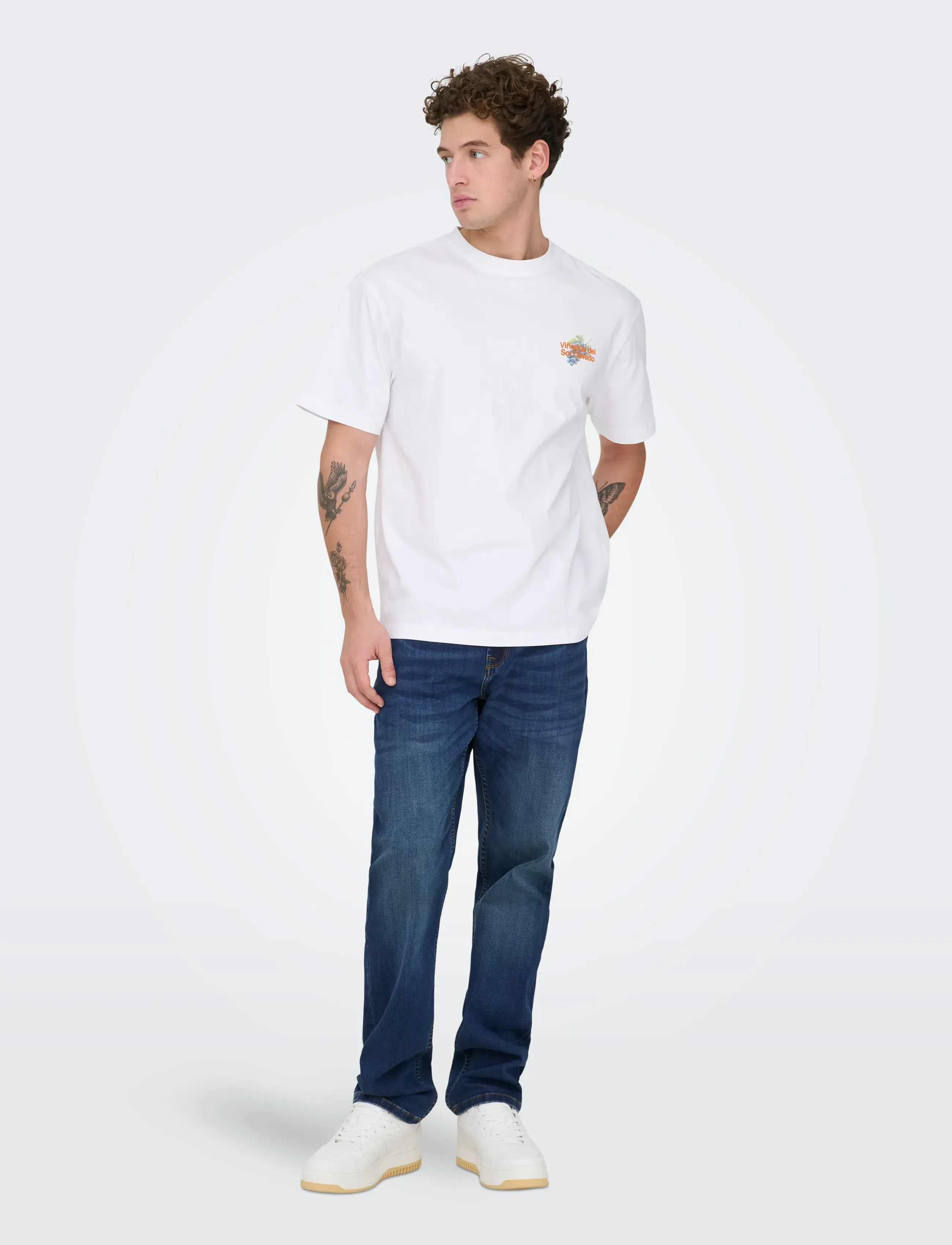 ONLY & SONS ONSWEFT REG MB 5076 PIM DNM NOOS - Kollektionen - MEDIUM BLUE DENIM / blue