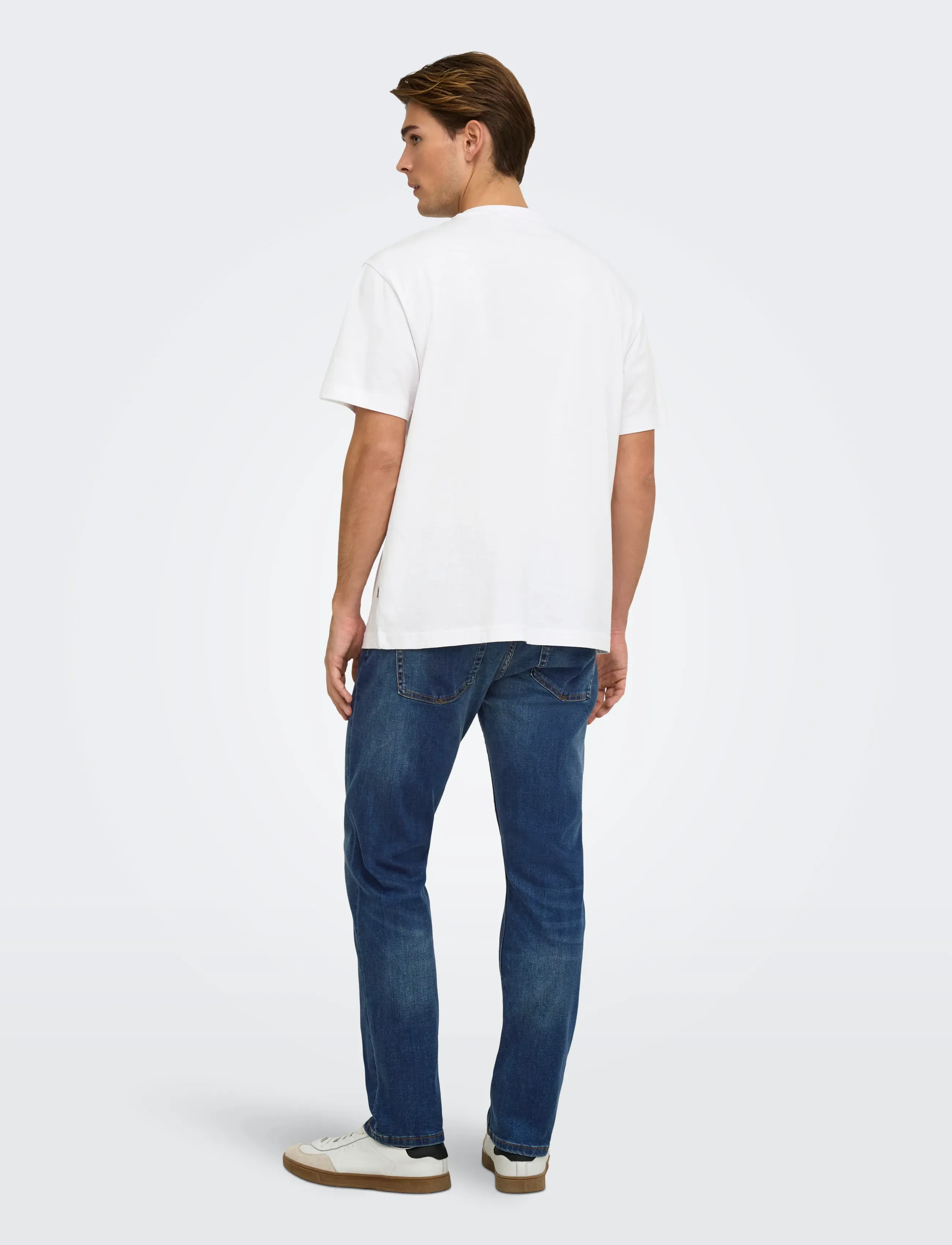 ONLY & SONS - ONSWEFT REG MB 5076 PIM DNM NOOS - regular jeans - medium blue denim - 3