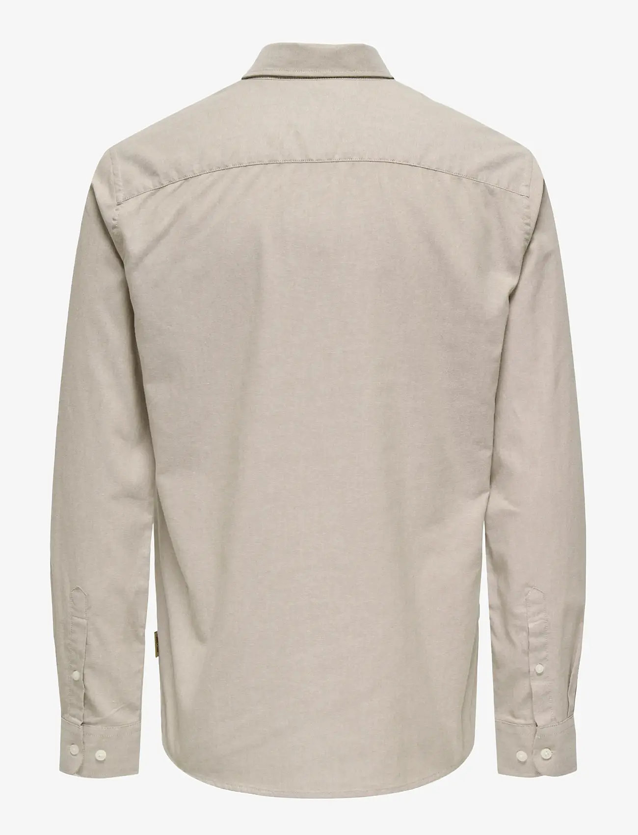 ONLY & SONS - ONSALVARO SLIM LS OXFORD SHIRT NOOS FRML - oxford shirts - chinchilla - 2