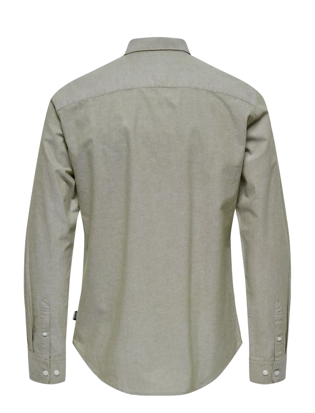 ONLY & SONS - ONSALVARO SLIM LS OXFORD SHIRT NOOS FRML - laveste priser - olive drab - 2