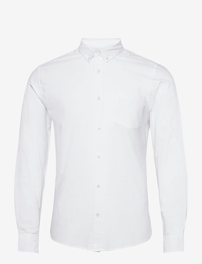 ONLY & SONS - ONSALVARO SLIM LS OXFORD SHIRT NOOS FRML - oksfordo marškiniai - white - 1