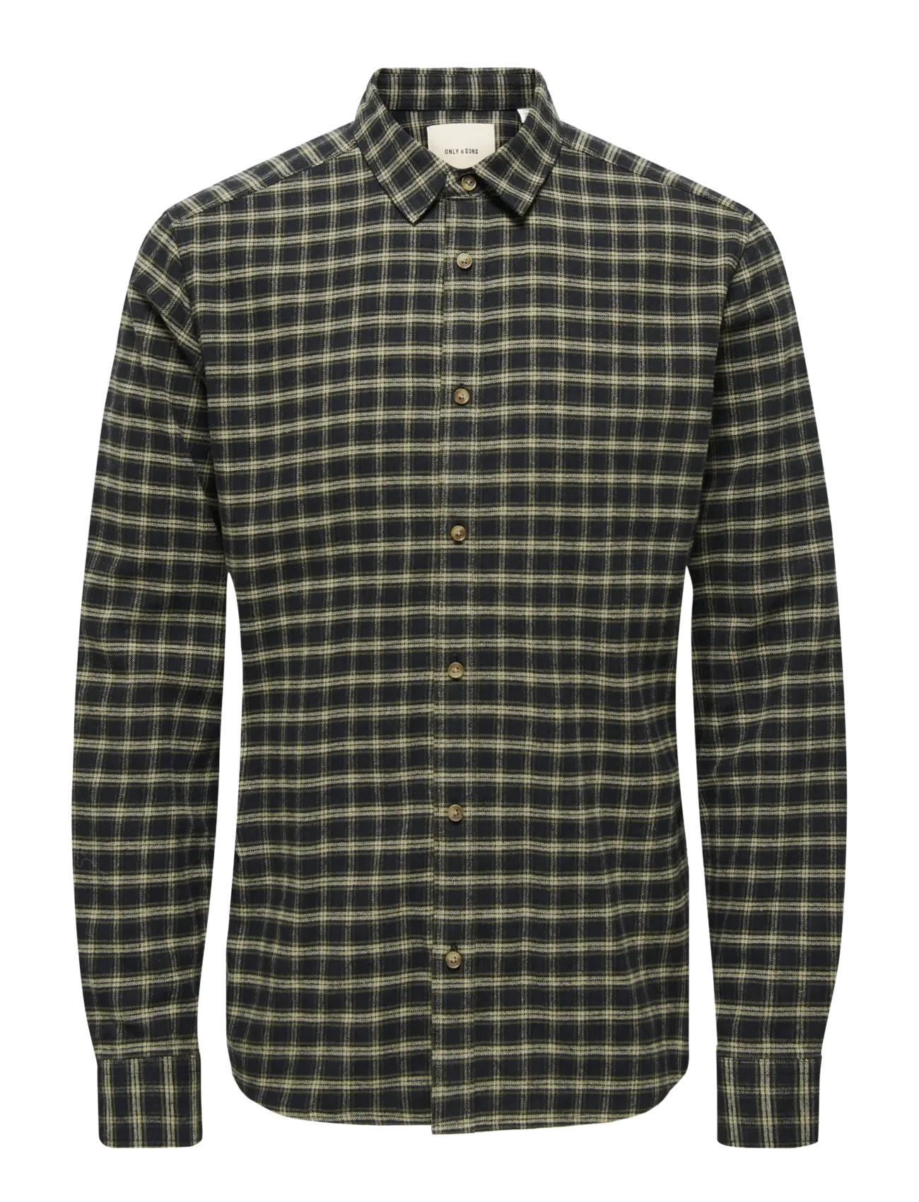 ONLY & SONS - ONSGUDMUND LS CHECKED SHIRT NOOS - karierte hemden - black - 1