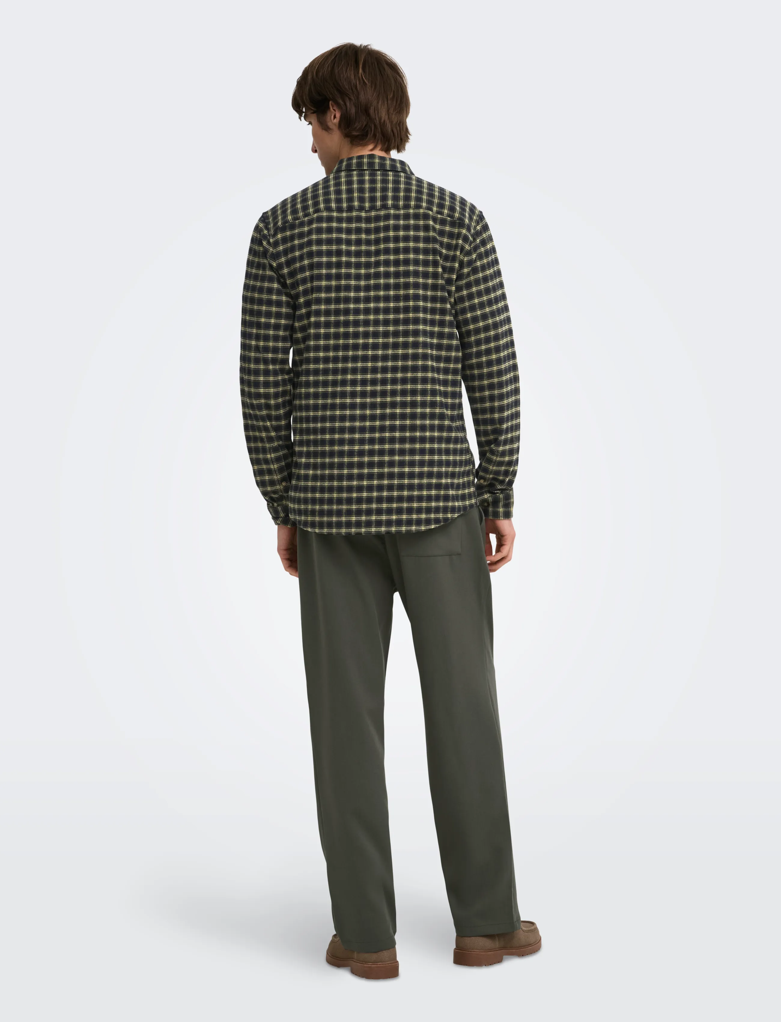 ONLY & SONS - ONSGUDMUND LS CHECKED SHIRT NOOS - karierte hemden - black - 3