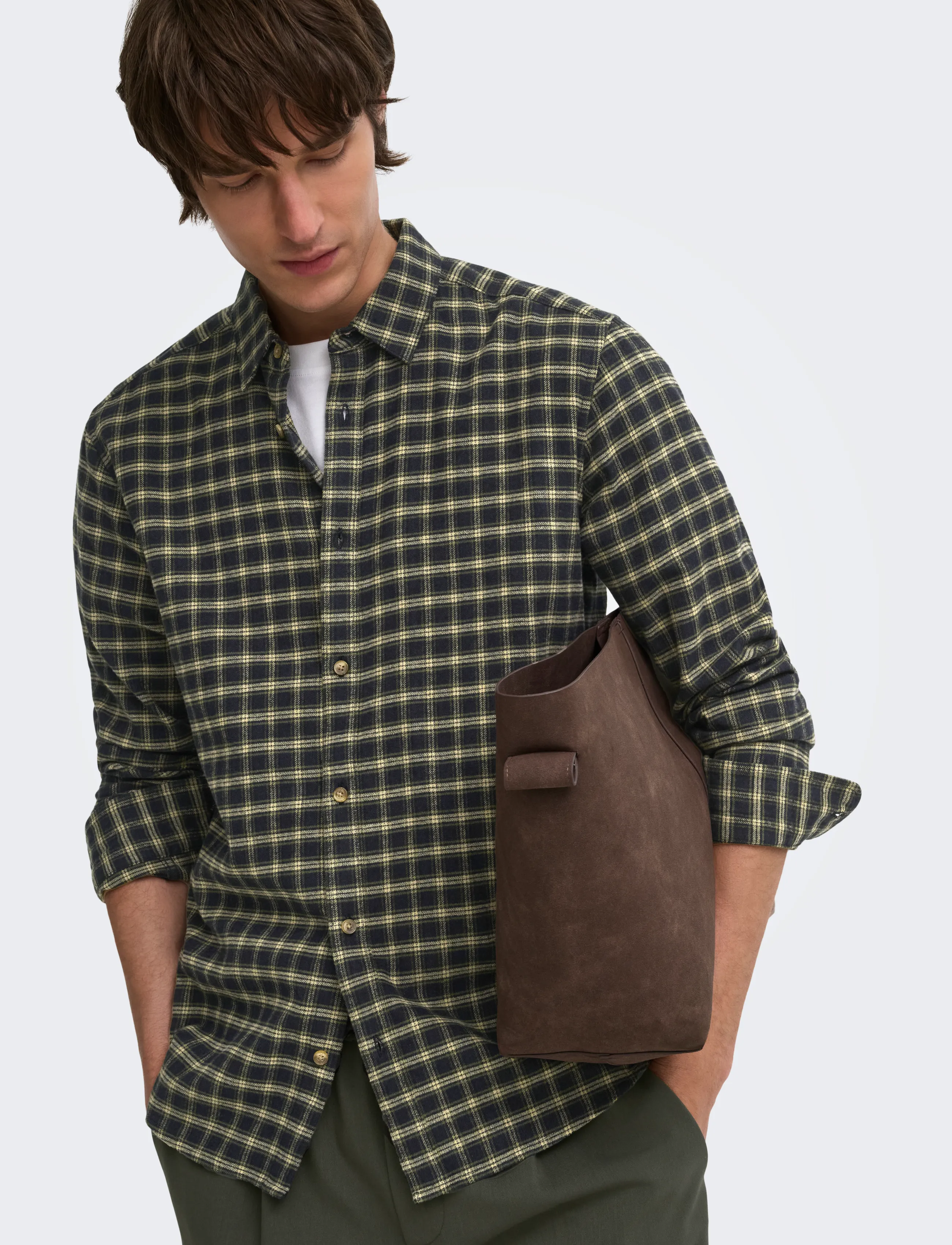 ONLY & SONS Onsgudmund Ls Checked Shirt Noos rutiga skjortor herr – bild 6