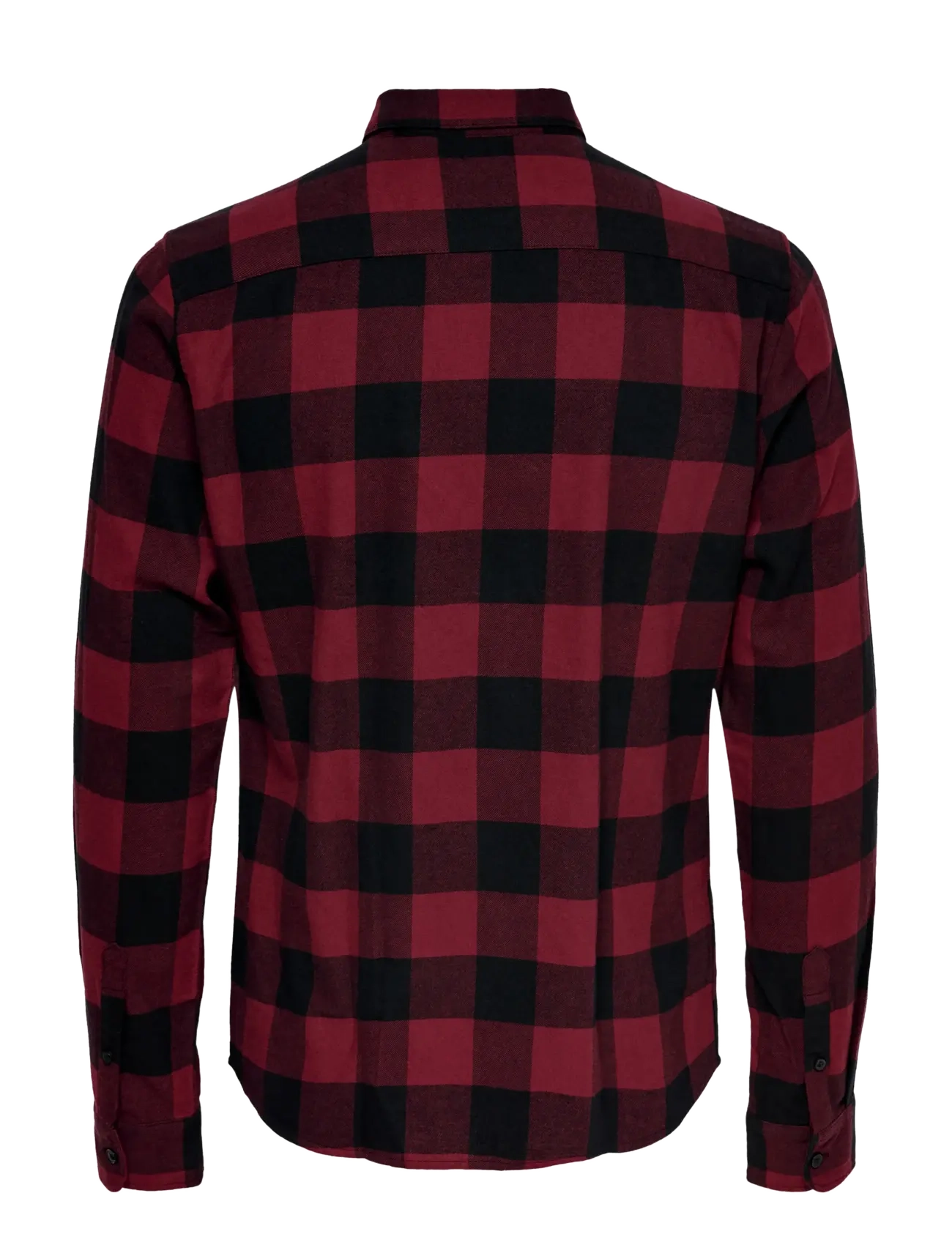 ONLY & SONS - ONSGUDMUND LS CHECKED SHIRT NOOS - ternede skjorter - cabernet - 2