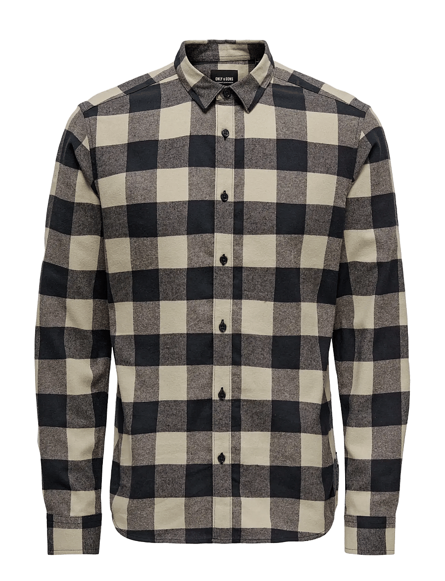 ONLY & SONS - ONSGUDMUND LS CHECKED SHIRT NOOS - ruudulised särgid - dark navy - 1