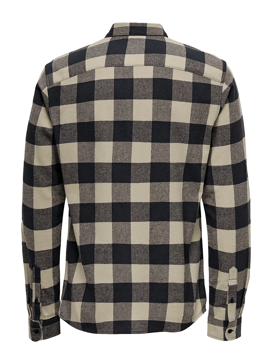ONLY & SONS - ONSGUDMUND LS CHECKED SHIRT NOOS - ruudulised särgid - dark navy - 2