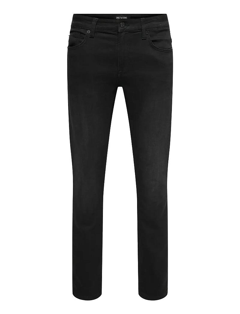 ONLY & SONS - ONSLOOM BLACK LIFE JOG 7451 PK - kitsad teksad - black - 1