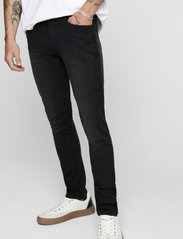 ONLY & SONS - ONSLOOM SLIM BLACK JOG 7451 PIM DNM NOOS - slim jeans - black - 4
