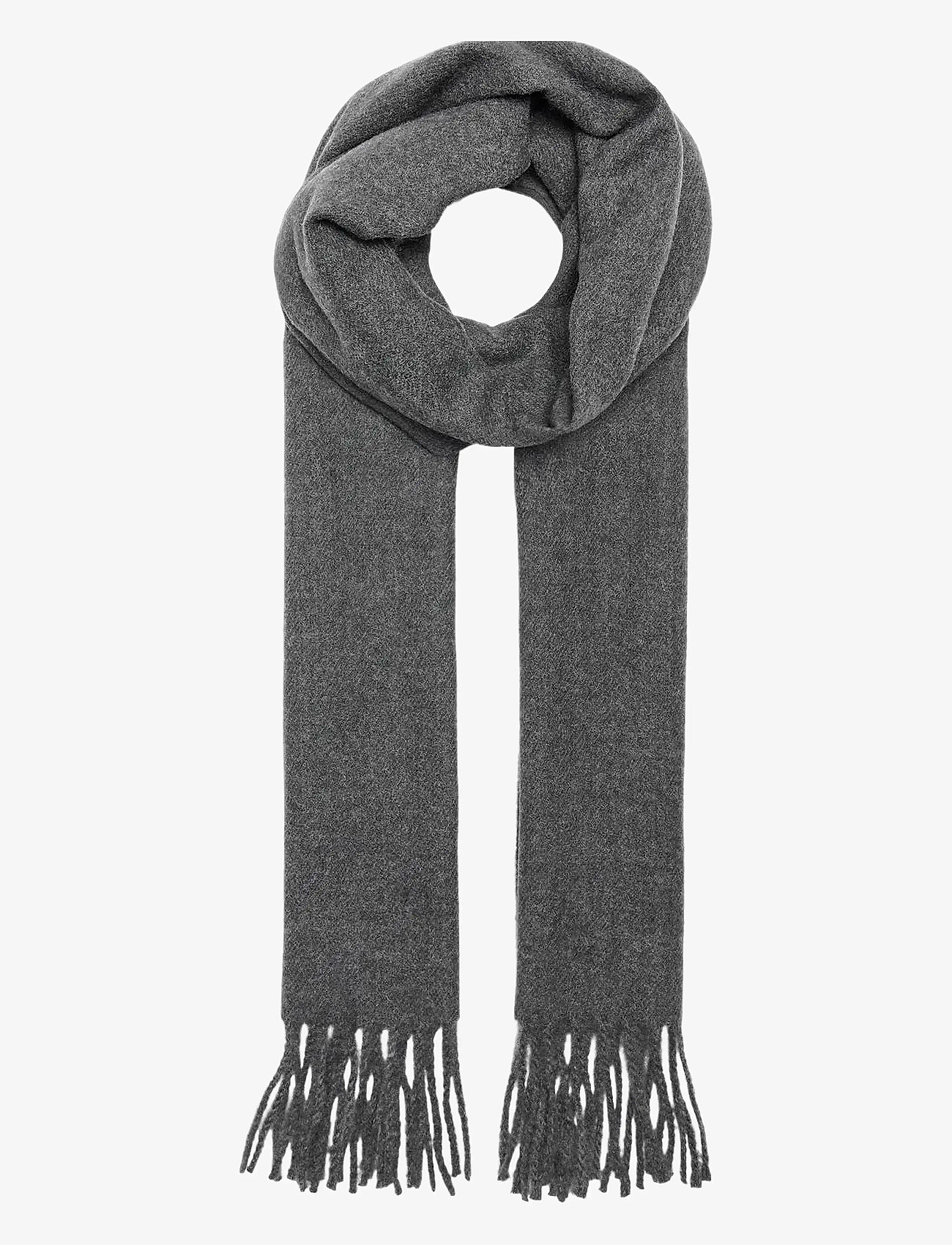 ONLY & SONS - ONSCARLO WOOL SCARF NOOS - dark grey melange - 0