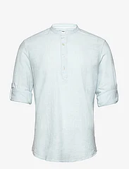 ONLY & SONS - ONSCAIDEN LS HALFPLACKT LINEN SHIRT NOOS - lowest prices - cashmere blue - 2