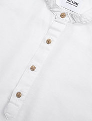 ONLY & SONS - ONSCAIDEN LS HALFPLACKT LINEN SHIRT NOOS - mažiausios kainos - white - 4