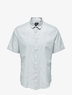ONSCAIDEN SS SOLID LINEN SHIRT NOOS, ONLY & SONS